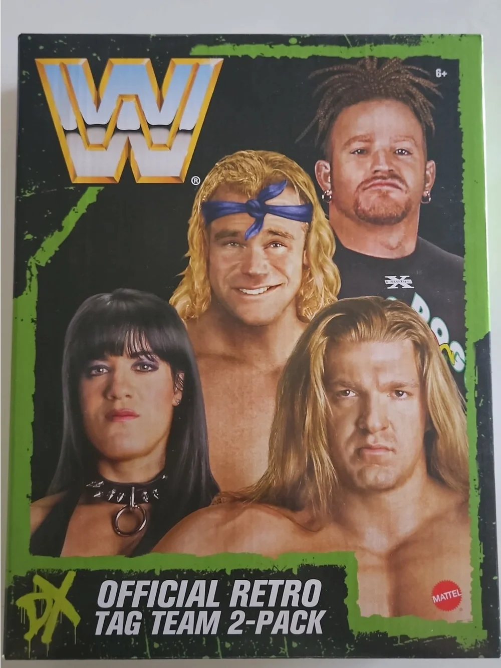 Mattel WWF Retro Tag Team 2-Pack - Black & White Artwork